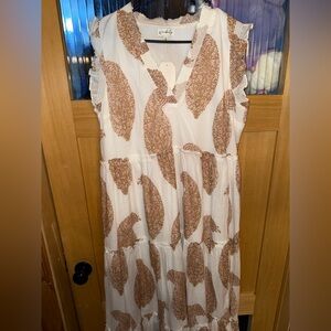 New Wonderly Paisley medallion March Dress. XL